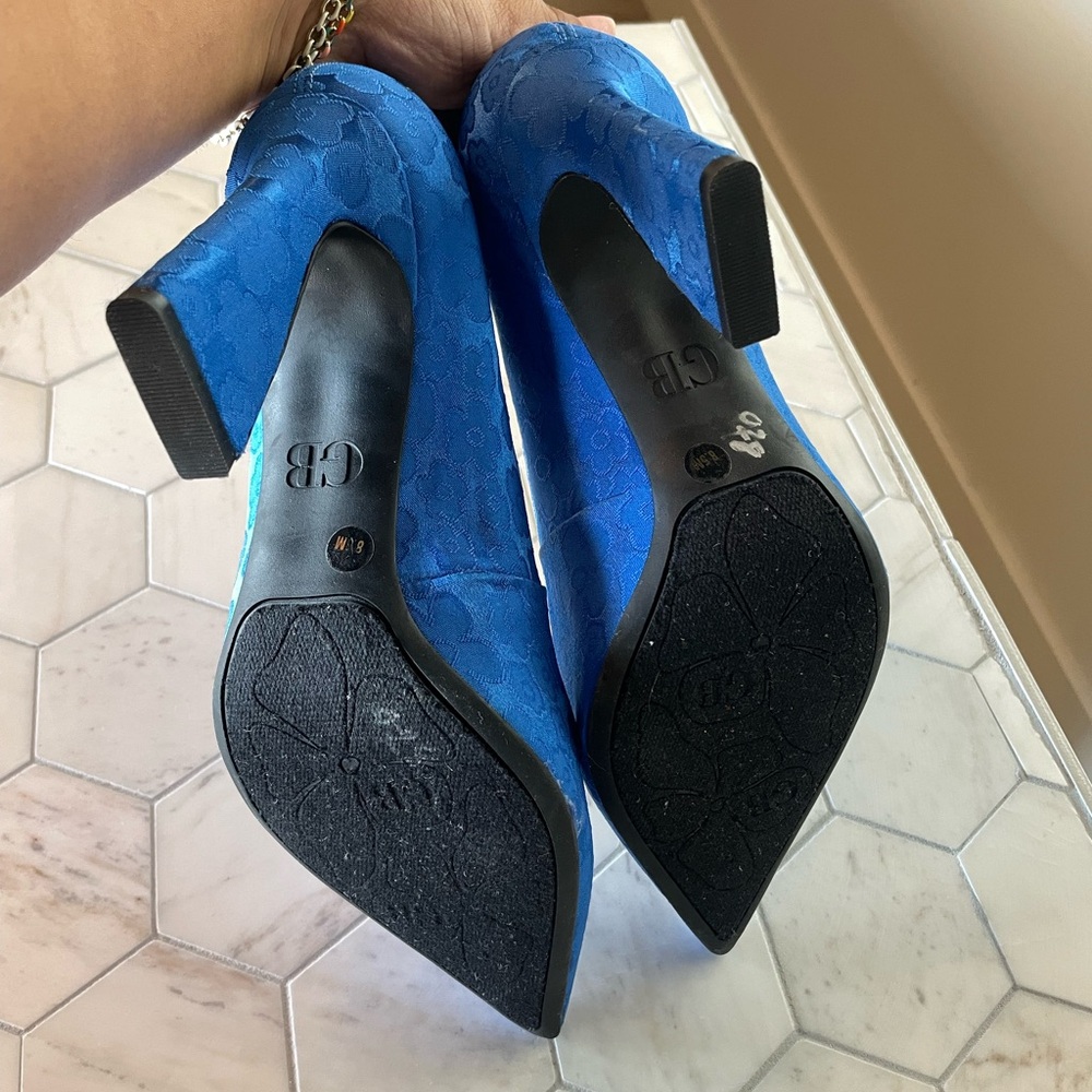Gianni Bini Blue Women's Heels - Picture 6 of 6